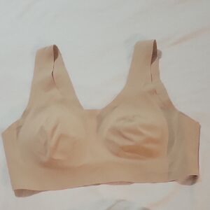 Aerie Padded Seamless Nude Bralette, Size LG